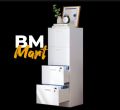 BM MARTNido 16"W 4-Drawers Wood Storage File Cabinet with Lock. 