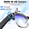 2026 New AI Smart Glasses 800W HD Camera Glasses Photo Recognition Video Record Translation Call Waterproof Sunglasses Men Women.