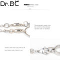 Dr.DC Bord Stainless Steel Chain Parrot Anti-flying Traction Rope Bird Feet Bracelet Alloy Foot Ring Pet Bird Travel Supplies.