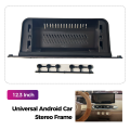 9 12.3 Inch Universal Android Navigation Frame Large Touch Screen Dashboard Panel Car Stereo Bezel Trim Kit for Most Vehicles.