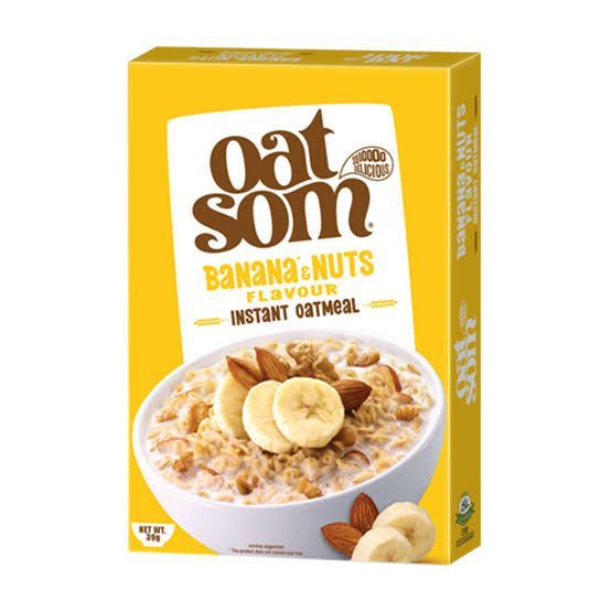 Oat Som Instant Oatmeal Banana & Nuts, 39g