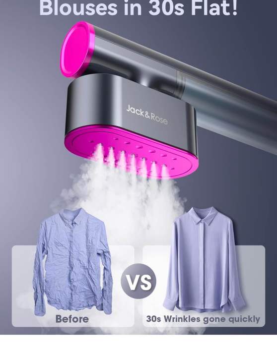 Jack%20%EF%BC%86%20Rose%20Travel%20Steamer%20for%20Clothes,110-220V%20Portable%20Steamer,15s%20Heat%20Up,Steamer%20%EF%BC%86%20Iron%202%20In%201,%20Travel%20Size%20Garment%20Steamer,Large%20Ceramic%20Heat%20Panel,for%20Global%20%EF%BC%86%20Europe%20Traveling%20-%20Image%204