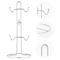 Kitchen Mug Rack Drying Display Hooks Coffee Cup Holder Wardrobe Organiser Shelves Hanger Iron Organizer Stand. 