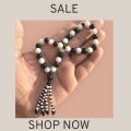 Black and white Tasbih Marbel Beads Tasbeeh, Beautiful gift for your Love once, New Design Tassels. 