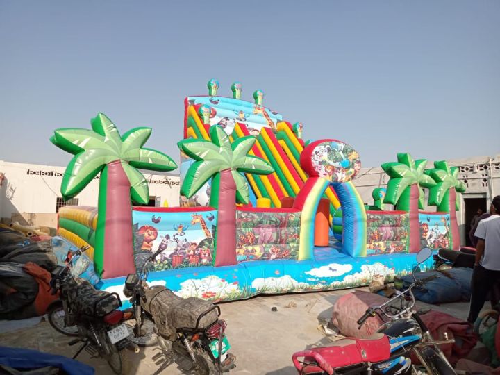 Jumping castle,slides and events
