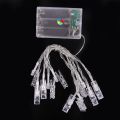 Creative LED Photo Clip String Light Room Party Decor Big Clips Fairy Lamp for Hanging Pictures Cards. 