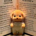 Limb Movable Forest Family Animal Figure Poodle Flocked Shaggy Figurine Dog Model Toy Dollhouse Miniatures Accessories For Kids.
