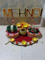 Mehndi Rasam Thaal Big Size, Premium Quality, Wedding Decorations. 
