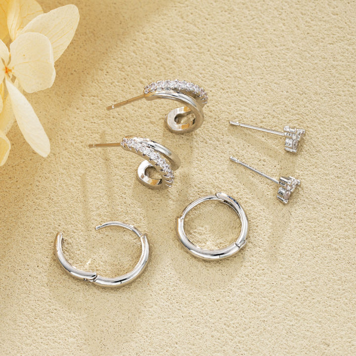 6Pcs/Set%20Silver%20Color%20Zircon%20Huggies%20Hoop%20Earrings%20for%20Women%20Fashion%20Copper%20Cartilage%20Piercing%20Earrings%20Set%20Female%20Party%20Jewelry%20-%20Image%203