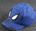 Cartoon Printed Spiderman Cap For Kids. 