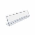 Acrylic Office Desktop Sign Display Name Price Business Card Label Nameplate Table Number Holder Stand. 