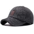 Men Autumn Winter Hat Outdoor Thick Warm Adjustable Earmuffs Baseball Cap Bomber Thick Hats. 