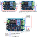 HCW-M63 Battery Charge Discharge Module DC 6-40V Integrated Voltmeter Undervoltage Overvoltage Protection Timing Discharge Board. 
