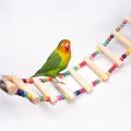 Bird Parrot Toy Swing Hanging Ladder Parakeet Cockatiel, Pet Bird Budgie Love Bird Toy Ladder - 36cm. 