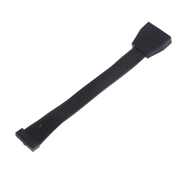 New%20Small%20Mini%20USB%203.0%2019/20%20Pin%20Internal%20Extension%20Header%20Adapter%20Cable%20Black%20Flat%20Wire%20Cable%20for%20Motherboard%205.9inch/15cm%20-%20Image%204
