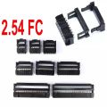 2.54mm pitch FC-6P FC-10P FC-20P female socket head IDC connector daily delivery. 