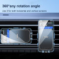 SEAMETAL Gravity Car Phone Holder Air Vent Upgrade Hook Clip Not Shake Adjustable 360 Rotation Vent Clip Car Phone Holder Mount. 