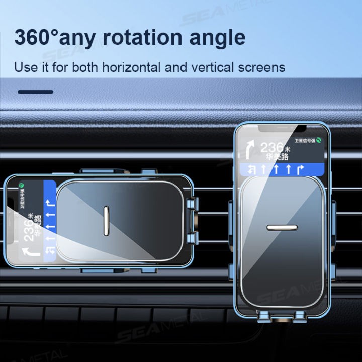 SEAMETAL%20Gravity%20Car%20Phone%20Holder%20Air%20Vent%20Upgrade%20Hook%20Clip%20Not%20Shake%20Adjustable%20360%20Rotation%20Vent%20Clip%20Car%20Phone%20Holder%20Mount%20-%20Image%202