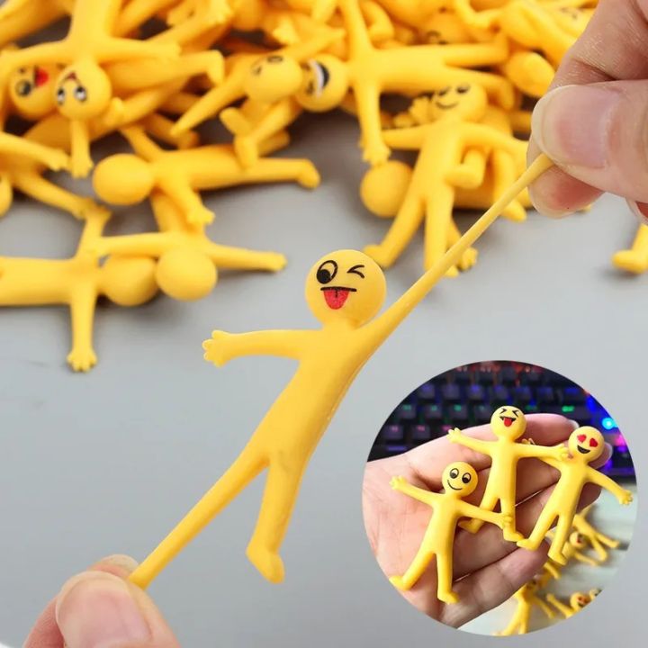 12PCS%20Smiling%20Face%20EMOJI%20Stretchable%20Yellow%20Figurine%20Creative%20TPR%20Stress%20Relief%20Toy%20With%20Foldable%20Kawai%20Soft%20Rubber%20Release%20Doll%20-%20Image%204