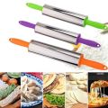 1 PC Stainless steel Rolling Pin Dough Roller With Plastic Handle (Belna) (بیلنا). 