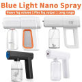 280ML Nano Blue Light Sprayer Barber Wireless Aftershave Steam USB Electric Spray Disinfection Gun For Garden Atomizer Tools. 