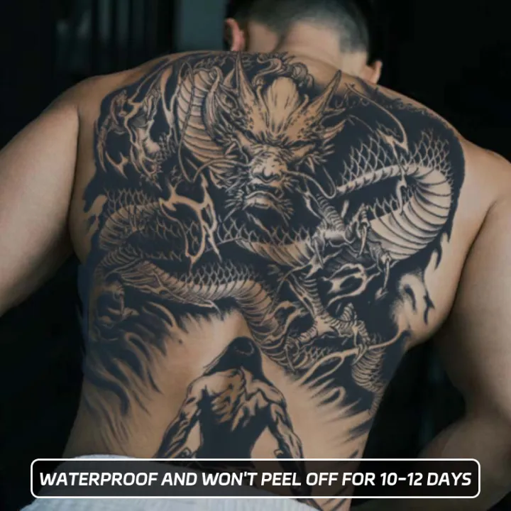Dragon%20Slayer%20Warrior%20Waterproof%20Temporary%20Tattoo%20Sticker,%20Long-lasting%20Waterproof%20for%201-2%20weeks,%20Semi-Permanent%20Fake%20tattoo%20-%20Image%203