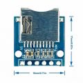Micro SD Module Storage Expansion Board SPI Micro SD TF Card 5V 3.3V Memory Shield Module 6 Pins TF Card Module for Arduino DIY. 