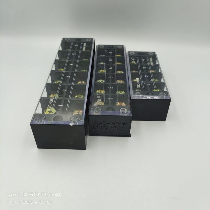 TBC-604 terminal blocks 4p 60A, TBC-606 6p 60A,TBC-1006 6p 100a DM,
