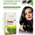 Apple Ammonia free Hair Color Cream Natural Black 72 hrs for Men & Women. 