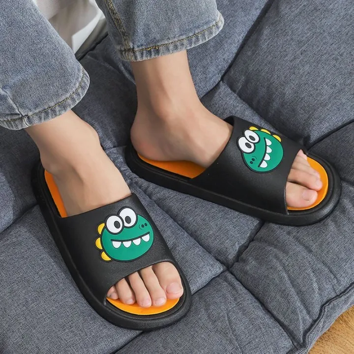 Cute%20cartoon%20cute%20little%20dinosaur%20shoes%20minimalist%20thick%20heel%20waterproof%20soft%20and%20flexible%20slippers%20-%20Image%203