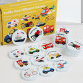 Children Numbers Find The Same Memory Matching Puzzle Game for Kids Educational Wooden Toys Focus and Cognitive Skill Training. 