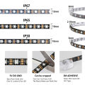 WS2812B Smart Pixel RGBIC Led Strip Light DC5V USB Individually Addressable IC 30/60 Pixels/Leds/m IP30/IP65/IP67 Magic Light. 