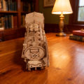3D Puzzle Simple Little Train DIY Puzzle Model Kit Fun Assembly Set Wooden Building Blocks Birthday  Valentine's Day. 