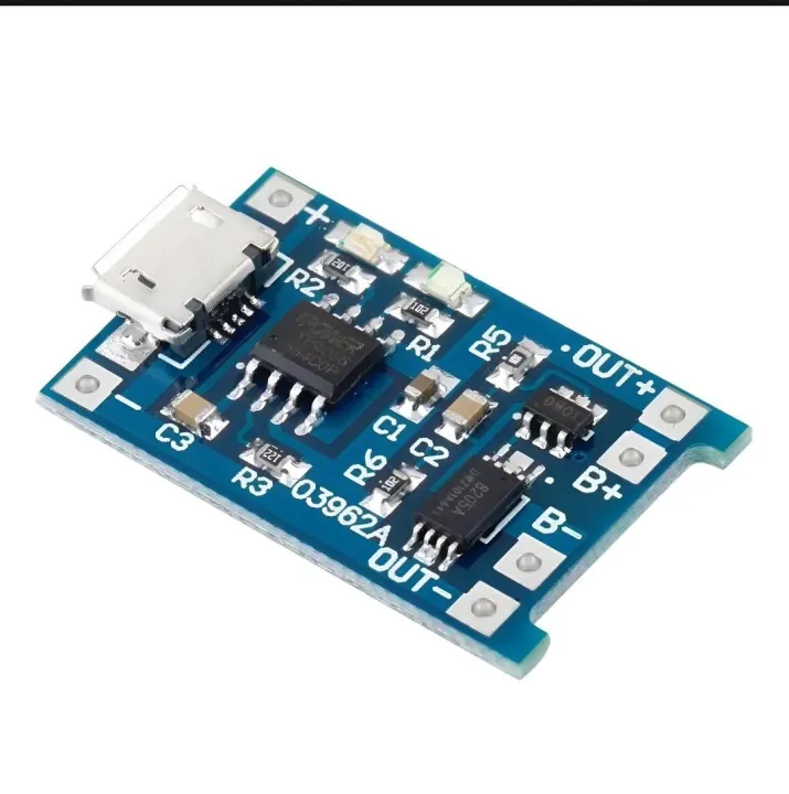 TP4056%204056%205V%201A%20Micro%20USB%20With%20Current%20Protection%20Charger%20Circuit%20Module%20Li-Ion%20Lithium%20Lipo%2018650%20AA%20AA%20Battery%20Charging%20Board%20Electrical%20Circuitry%20&%20Parts%5B1piece%5D%20-%20Image%202