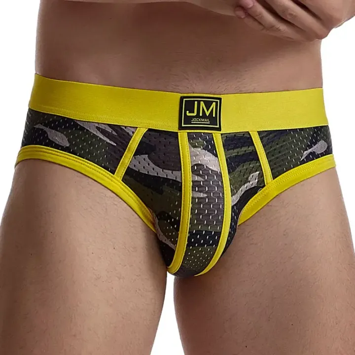 Man's%20Underwear%20Briefs%20Underpants%20Nylon%20Low-rise%20Mesh%20Breathable%20Camouflage%20Men's%20Briefs%20Swimwear%20Shorts%20-%20Image%203