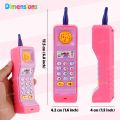 Zest 4 Toyz Musical Mobile Phone Toy for Kids Cellphone | Telephone | Light & Sound | Educational Toys for Kids Baby Babies - Multicolor (Battery Included. 