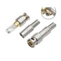 BNC JR-B25 Male Solderless BNC Connector for Security CCTV Camera System Wired CCTV Camera Security System Kit(Solderless,1PCS). 