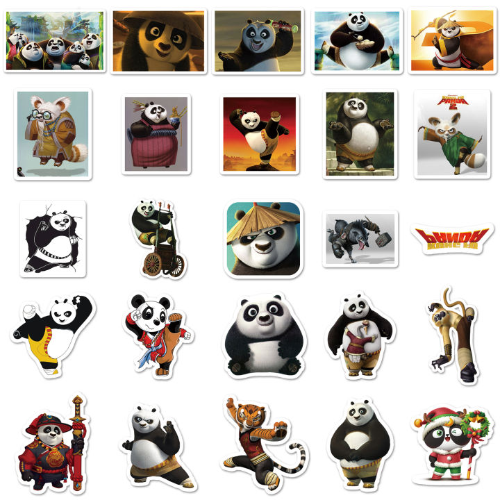 50%20Piece%20Kung%20Fu%20Panda%20Stickers%20Waterproof%20DIY%20For%20Phones%20Laptop%20Car%20Sticker%20Creative%20Home%20Decal%20-%20Image%202