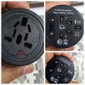 Universal Travel Socket Worldwide International Plug All-in-one Outlet Adapter Multi-Shoe Standards US/AUS/UK/EURO100-250VAC Portable. 