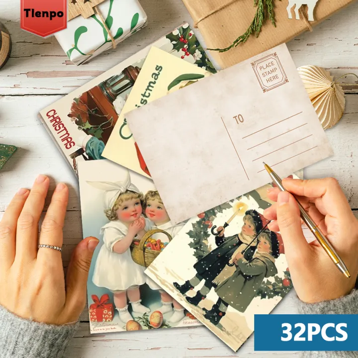 32pcs,%20vintage%20Christmas%20postcards,%20Santa%20Claus,%20birthday/anniversary%20gifts,%20collectibles,%20suitable%20for%20gifting,%20and%20mailable.%20-%20Image%203