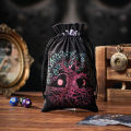 1pc/6pcs Velvet Tarot Oracle Cards Storage Bag Tarot Pouch Rune Dice Crystal Jewelry Bag Multiple Use Pouch Witch Divination. 