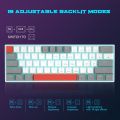 MageGee MK-Star61 Mini 60% Mechanical Keyboard 61 Keys Wired LED Backlit Compact Gaming Keyboard for Laptop, Desktop, PC, Tablet. 