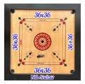 Good Quality Wooden Carrom Board [Size-36×36] With Free Goti & Stricker || 36 Inch Carrom Board. 