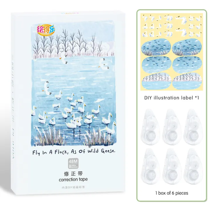 6/8%20Pcs%2048m%20Cute%20Kawaii%20Animal%20Correction%20Tape%20Altered%20Tools%20School%20Office%20Corrector%20Stationery%20Kids%20Sweet%20Novelty%20Supplies%20-%20Image%207