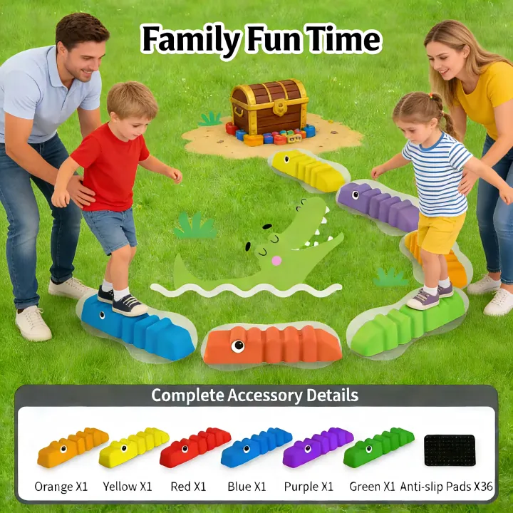 6PCS%20Anti-slip%20Wavy%20Pattern%20Balance%20Training%20Beam,%20Indoor%20&%20Outdoor%20Kids%20Gymnastics%20Fitness%20Toy,%20Balance%20Coordination%20Strength%20-%20Image%207