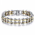 Stainless Steel Biker Chain Bracelet Mens Bracelet Link Chain Motorcycle Bicycle Style Bracelets Fashion Punk Bangles Jewelry. 