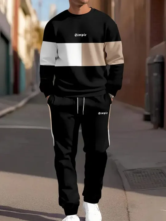 The%20new%20men's%20round-neck%20hoodie%20set%20for%20Spring%20and%20Autumn%202025%20features%20a%20casual%20and%20comfortable%203D%20letter%20pattern%20print%20-%20Image%202