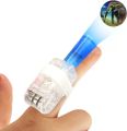 LED Party Finger Lights 2 pcs | LED Finger Flashlight Ring Toys - Small Mini Light Up Finger Light Toys for Concert Shows, Party Favors, Raves. 
