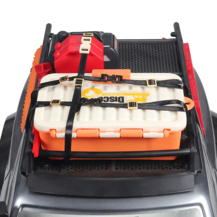 5Pcs%20Scale%20Luggage%20Rope%20Roof%20Rack%20Tie%20Down%20Straps%20Buckle%20for%201/10%201/8%20RC%20Crawler%20TRX4%20TRX6%20SCX10%20Wrangler%20D90%20WPL%20D12%20TF2%20YK4101%20-%20Image%202