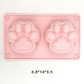 Multicavity Cat Paw Silicone Candle Mold bear's-paw Animal Scented Soap Mould DIY Resin Plaster Making Tools Desk Decor Gifts.